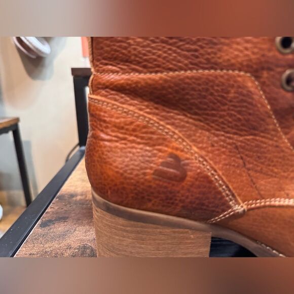 BullBoxer Brown Heeled Moto Booties size 10 - Picture 12 of 12